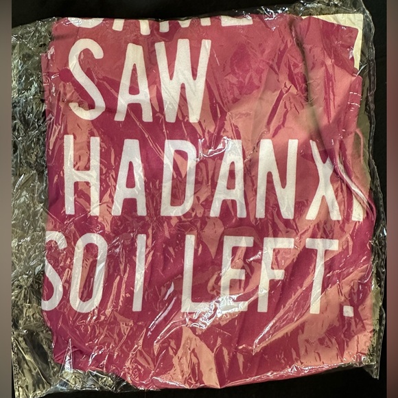 XL Pink Graphic Tee - “I came, I had anxiety, so I left”
NWT - Picture 4 of 5